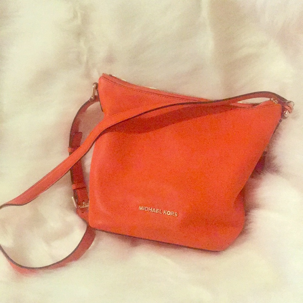 Orange Michael Kors shoulder bag
